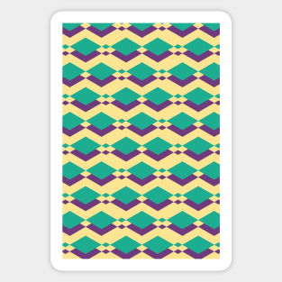 Diamond Seamless Pattern - So Freshie Style 003#001 Sticker